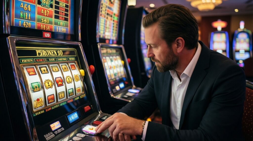 - การอ่านตารางการจ่าย (Paytable) แบบมือโปร: ค่าเดิมพัน, ค่าจ่ายสูงสุด, ฟีเจอร์ซ่อน - иллюстрация
