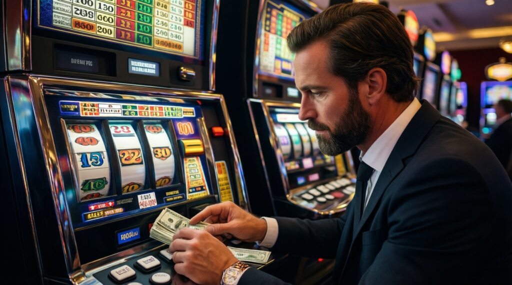 - การอ่านตารางการจ่าย (Paytable) แบบมือโปร: ค่าเดิมพัน, ค่าจ่ายสูงสุด, ฟีเจอร์ซ่อน - иллюстрация