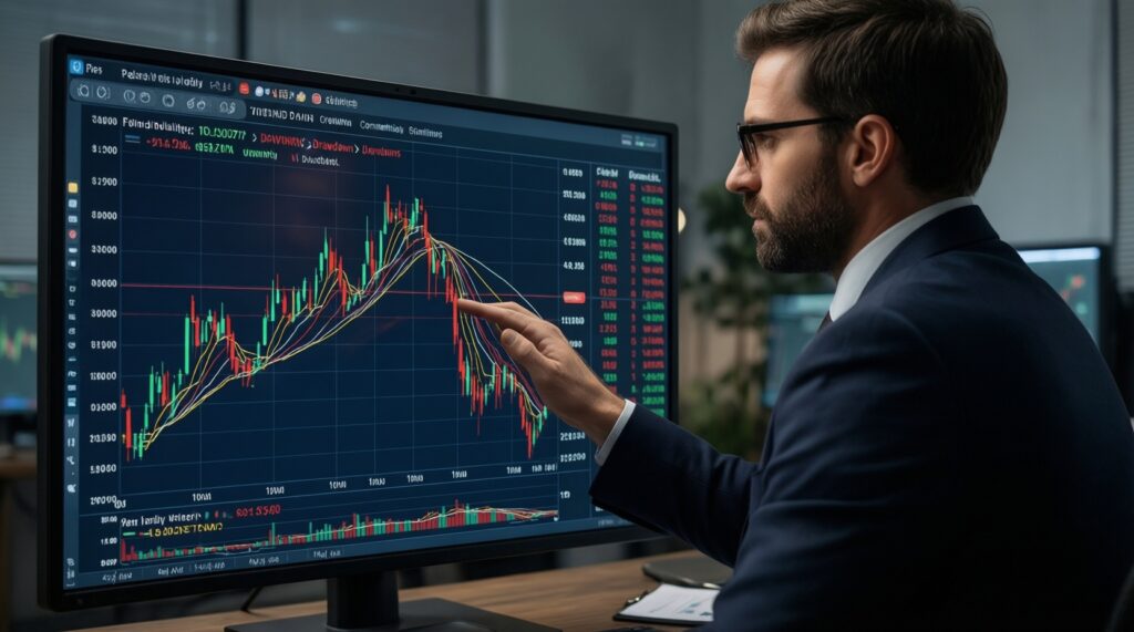 - ความผันผวน (Volatility) ต่ำ/กลาง/สูง ต่างกันอย่างไร เลือกให้เหมาะกับงบและเป้าหมาย - иллюстрация
