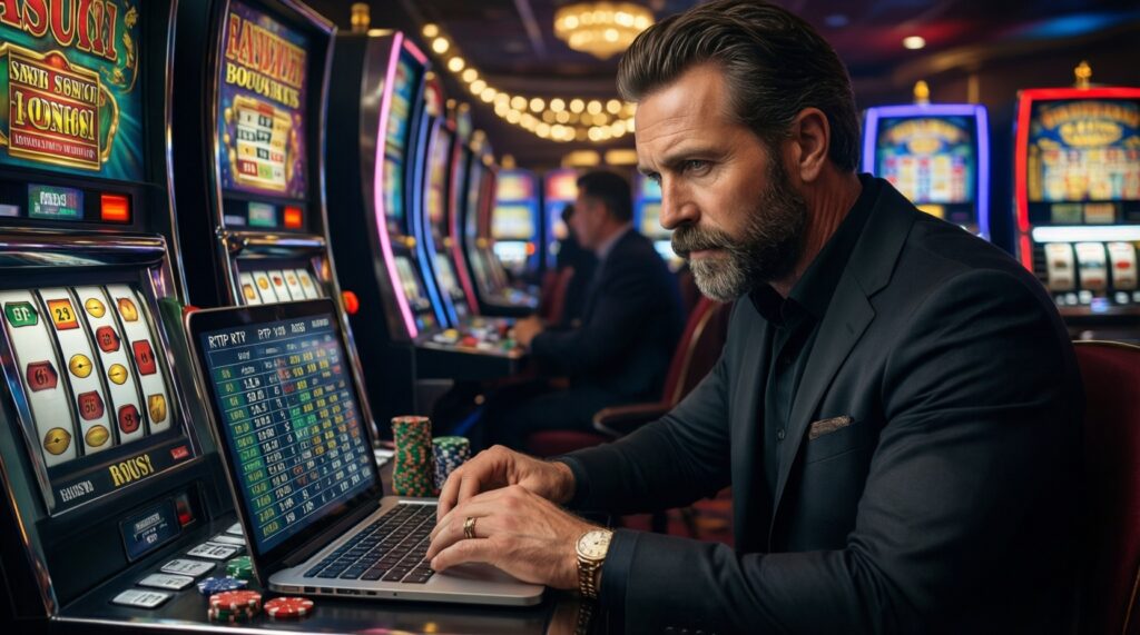 - วิธีประเมินสล็อตใหม่แบบเร็ว: ดู RTP, Volatility, Hit Rate, รายงานฟีเจอร์ และทดลองด้วยงบจำกัด - иллюстрация