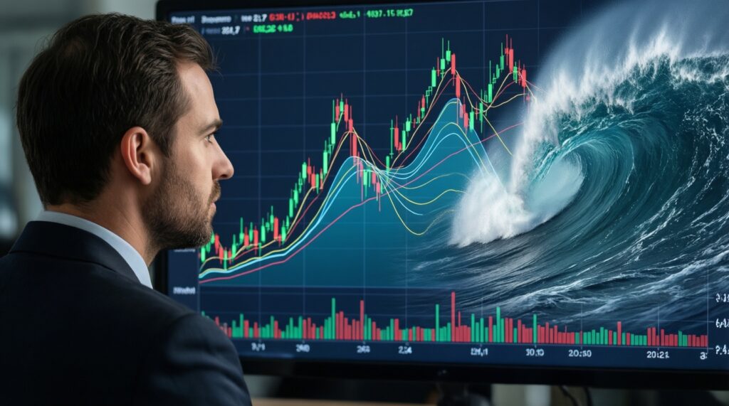 - ความผันผวน (Volatility) ต่ำ/กลาง/สูง ต่างกันอย่างไร เลือกให้เหมาะกับงบและเป้าหมาย - иллюстрация