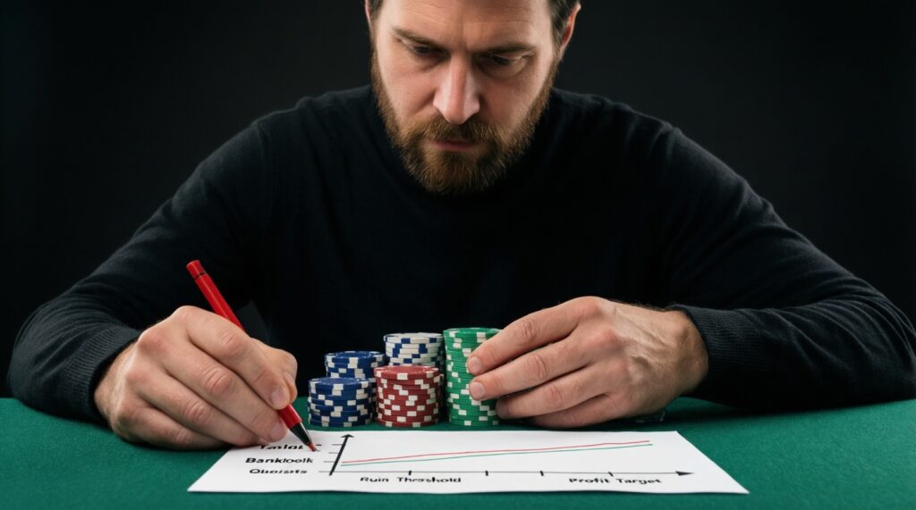 How to estimate bankroll risk: basic ruin probability concepts for slot players - иллюстрация