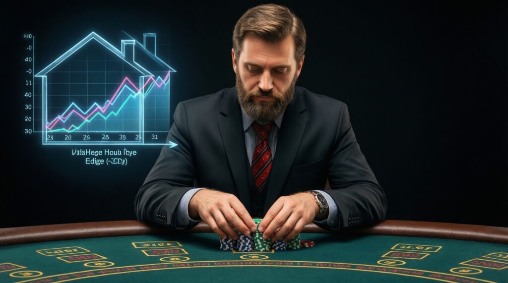 House Edge vs Player Edge: Why Skill Doesn't Change Expected Value in Slots - иллюстрация