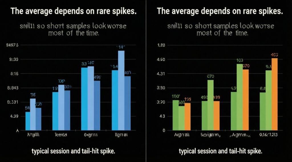 Max win and tail risk: why rare huge payouts can distort your expectations - иллюстрация